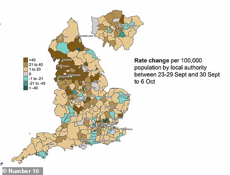 OVER-60S: How infection rates for over-60s are rising quickest in the North
